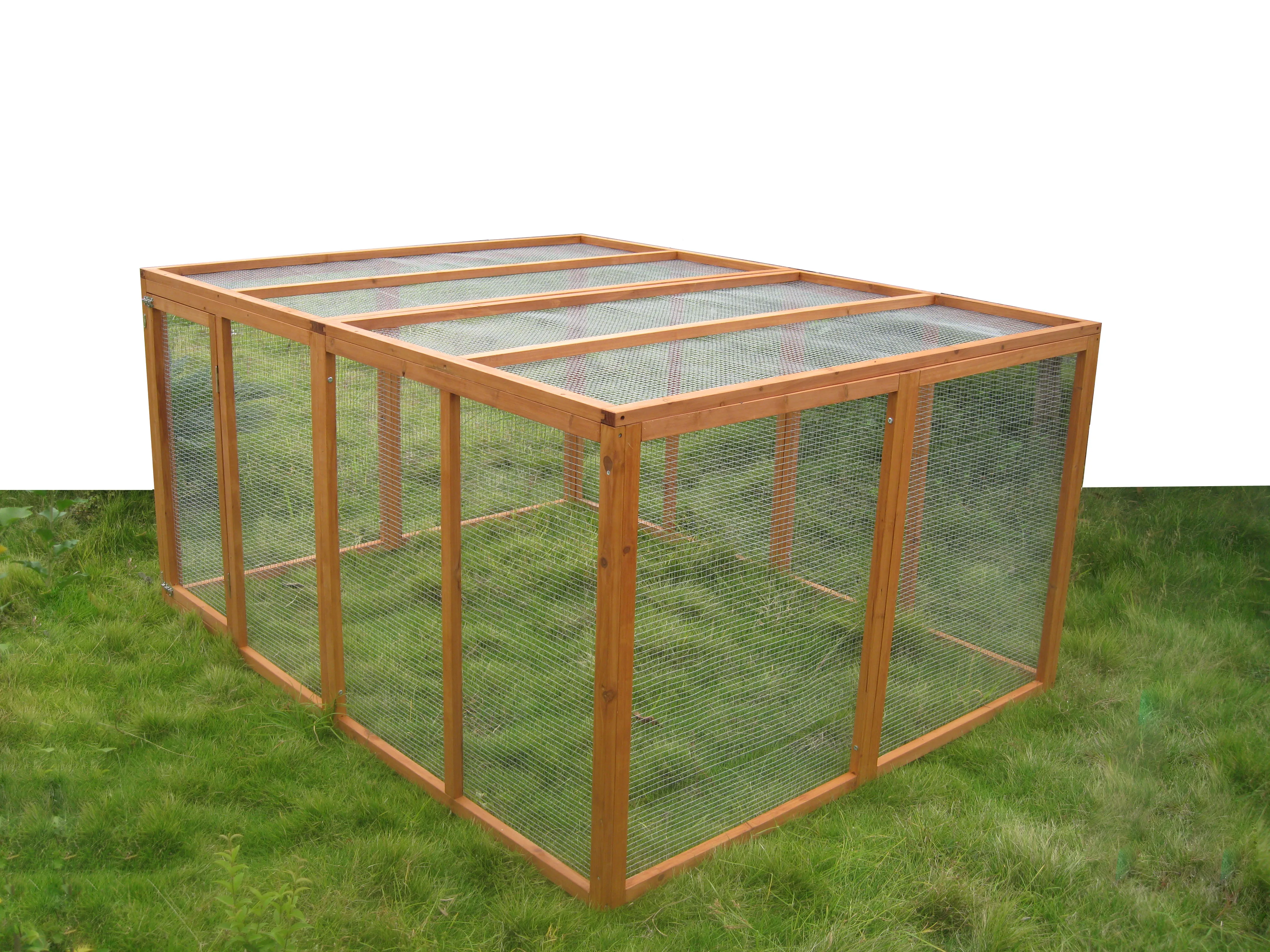 High quality 2 Nest Boxes and Run Felt Chickens Play Set Poultry Farm house coop chicken layer cage for sale 10 Small Birds