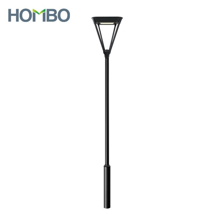 HOMBO Intelligent Self Cleaning Aluminium Alloy Park Light Ip65 Waterproof 30W 40W 50W 60W 80W LED Garden Lamp