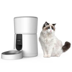 New Automatic Smart Wifi Video Remote Control Pet Feeder 4L Capacity Smart Timing Automatic Feeder for cats and dogs