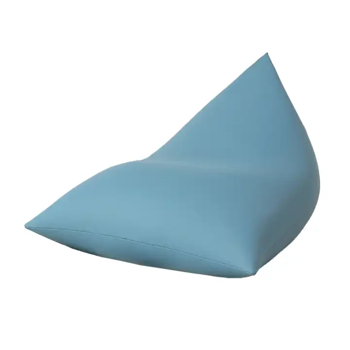 Japanese Outdoor Lounger Chair Spandex Material Triangle Bean Bag Chair Filler