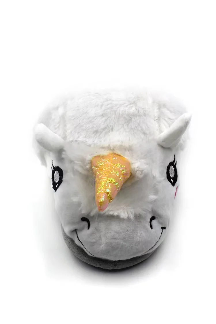 Dropshipping Winter new home women slides,warm fluffy  sexy slipper,Unicorn sneaker slippers