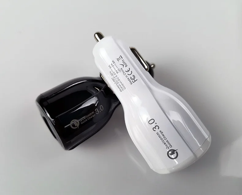 QC3.0 Быстрая зарядка А 2USB быстрая зарядка Новые товары для передачи автомобильное зарядное устройство для мобильного телефона интерфейс питания универсальный адаптер