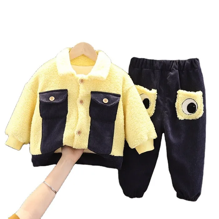 Best Amazon Selling Items For Cute Baby Sets With Snowman Outfit Long Sleeve Guangzhou Trousers OEM Kids Clothes From Korean