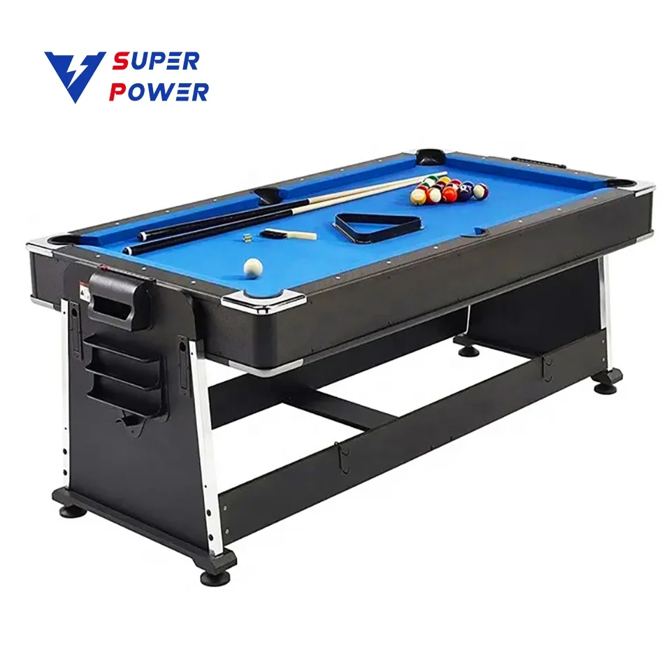 Manufacturer Supplier 7FT Multi Game Pool Table With Air Hockey Table Tennis Dining cheap tables