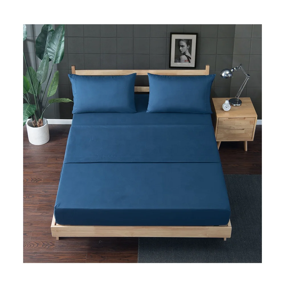 Amazon Explosion-style Four-piece bed sheet set 4-piece fitted