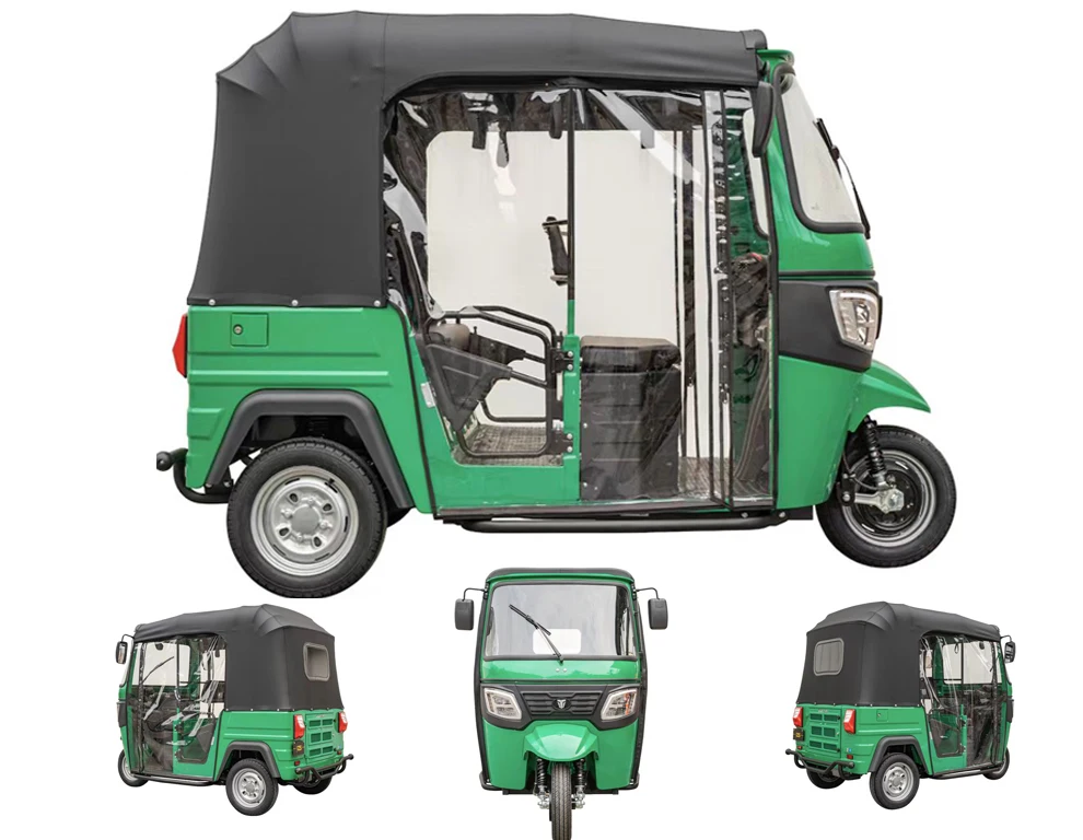 Bajaj 3 Wheeler  Electric Rickshaw Passenger Tricycle Tuk Tuk for Taxi