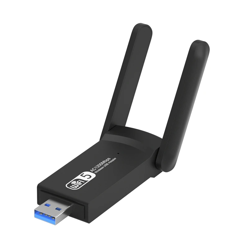 USB Wifi Adapter Wireless Network Card USB WIFI Receiver driver-free 2.4G+5G 300mbps 600mbps 1200mbps lan card for Computer