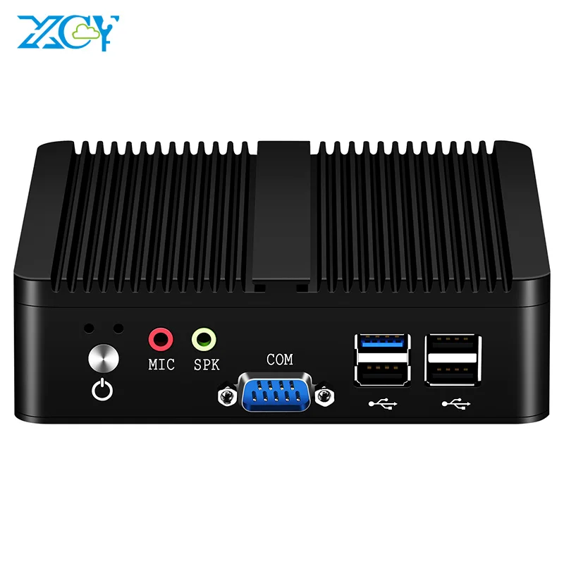  XCY четырехъядерный мини-ПК J2900 WiFi 2 * гигабитный Ethernet RS232 4 USB безвентиляторный промышленный