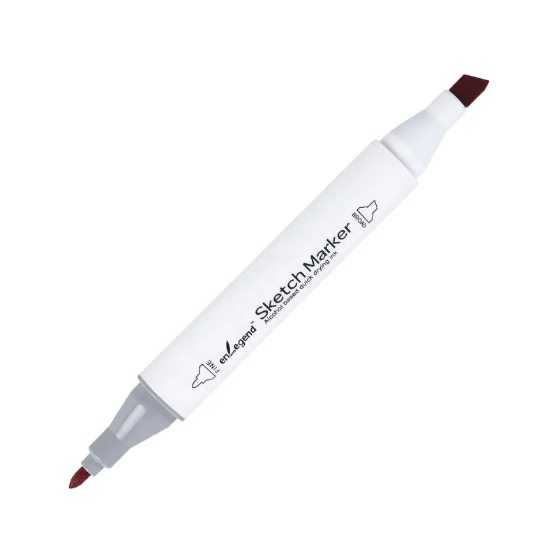 Hot Sale High Quality Double-side Washable 12/24/36/48/60 Smooth Colors Water Based Art Marker Set with Portable Barrel