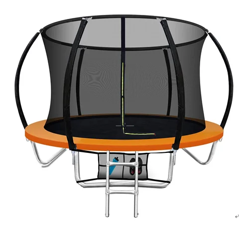 CE Approved 8 10 12ft Round Outdoor Recreational Trampoline, Heavy Duty Steel Trampoline for Children Adults