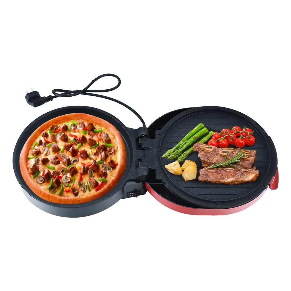 GS CE ROHS CB Erp 3 in 1 hot selling 1500W Electric Grills Griddles with hot pot Crepe Pan