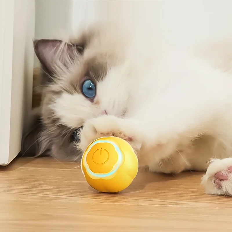 Wholesale Katten Speelgoed Pet Automatic Smart Electric Cat Toy Interactive Cat Ball Toys Game for Cat Rolling Smart Ball