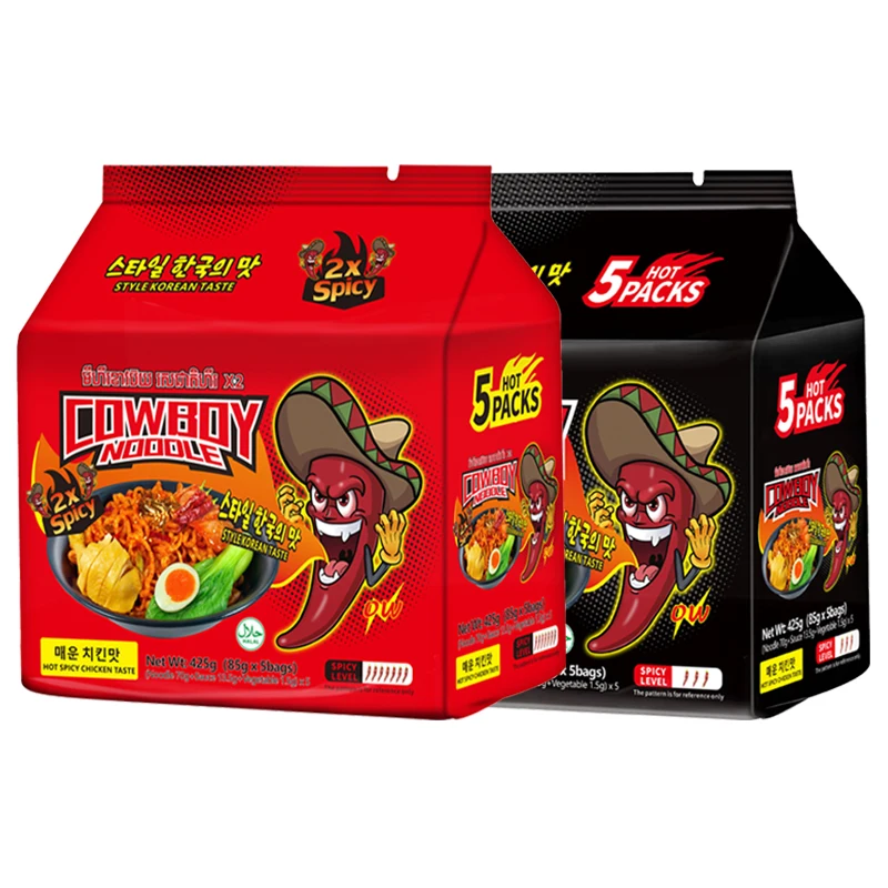 Fast Food Oem Dried Wholesale Noodle Supplier Halal Ramen Instant Noodles