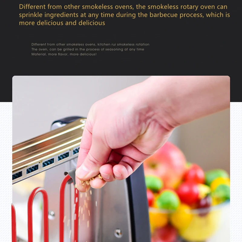 Vertical Multifunctional Chicken Kebab Grill Shawarma Machine Electric Indoor Broiler Grill