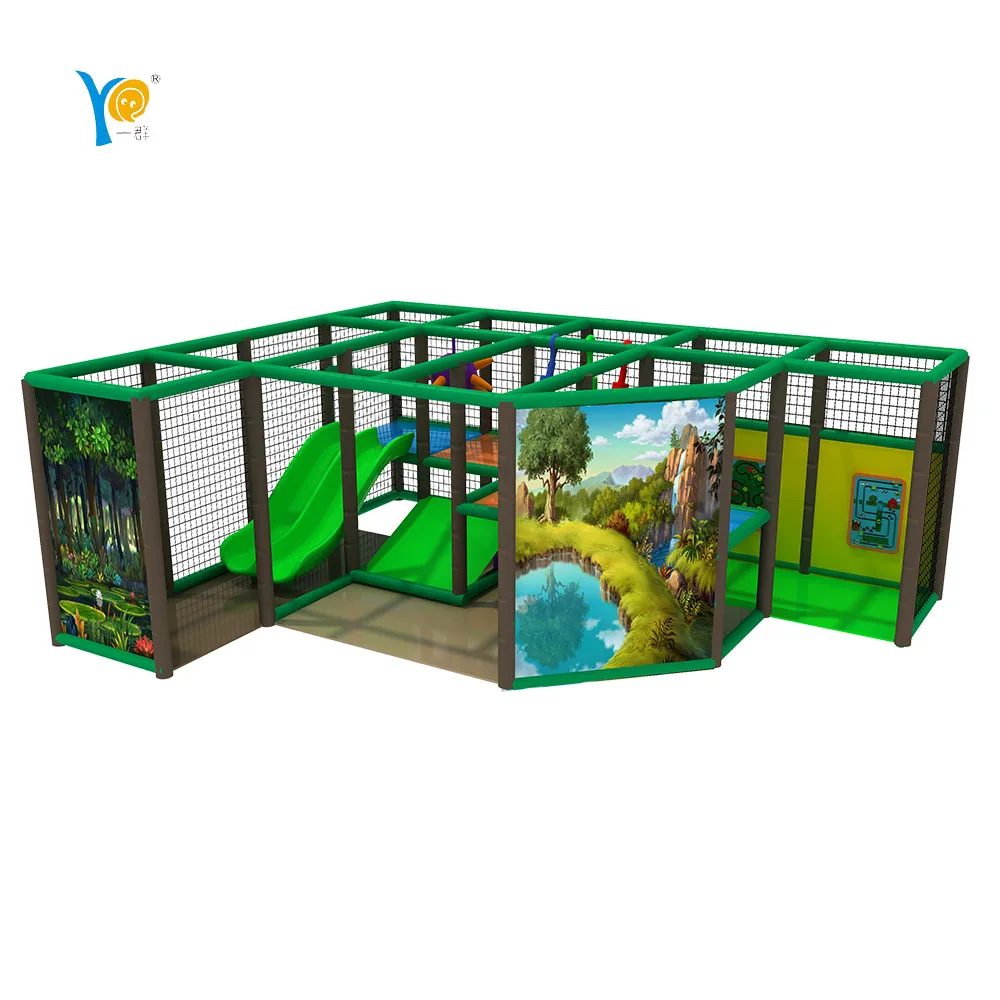 Cheap Price Preschool Restaurant Children Play Center Soft Play Area Mini Indoor Playground Equipment for Kids Cafe Mazes