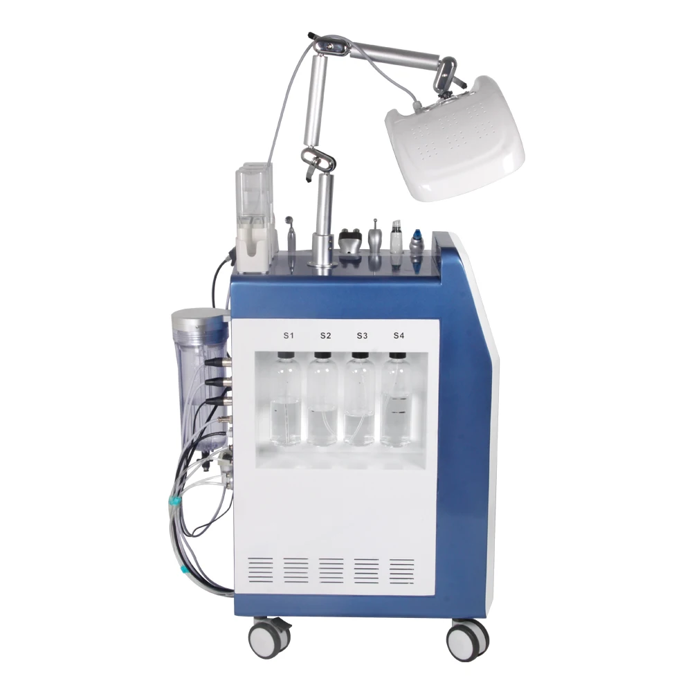  9 in1 h2 o2 hydro cleaner diamond aqua peel hydra dermabrasion machine for deep cleansing facial beauty device spa salon