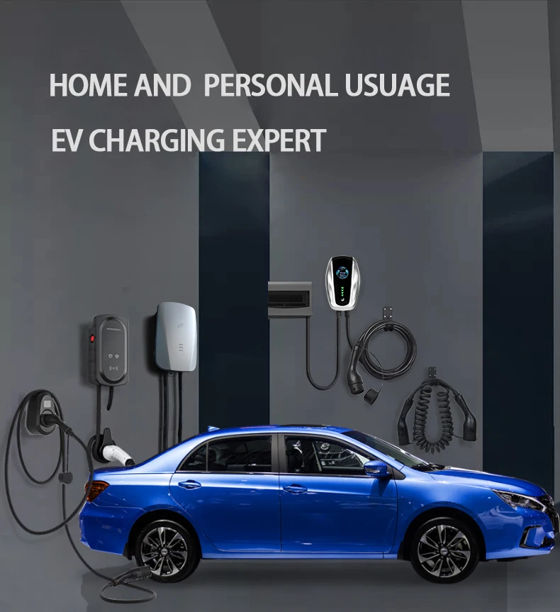 32A EV Charging Station OCPP 1.6 Smart Wallbox 22KW With Wifi 4G Communication EV Charger Manufacturer Wholesale