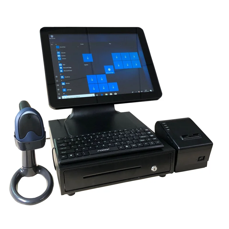 Дешевые 15 дюймов емкостный сенсорный экран кассовый pos windows tablet супермаркет кассовых аппаратов