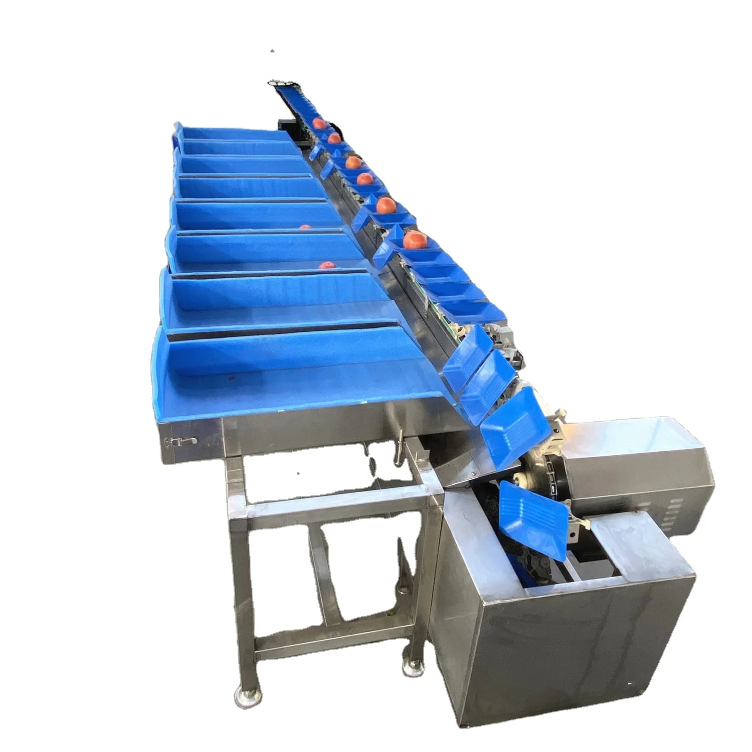 Fruit Vegetable Potato Tomato Strawberry Size Sorting Grading Machine