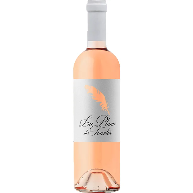 Plumes des Tourtes vignibles Raguenot VDF высококачественное французское сухое розовое вино Премиум 75cl Бордо Merlot Malbec 12% сладость