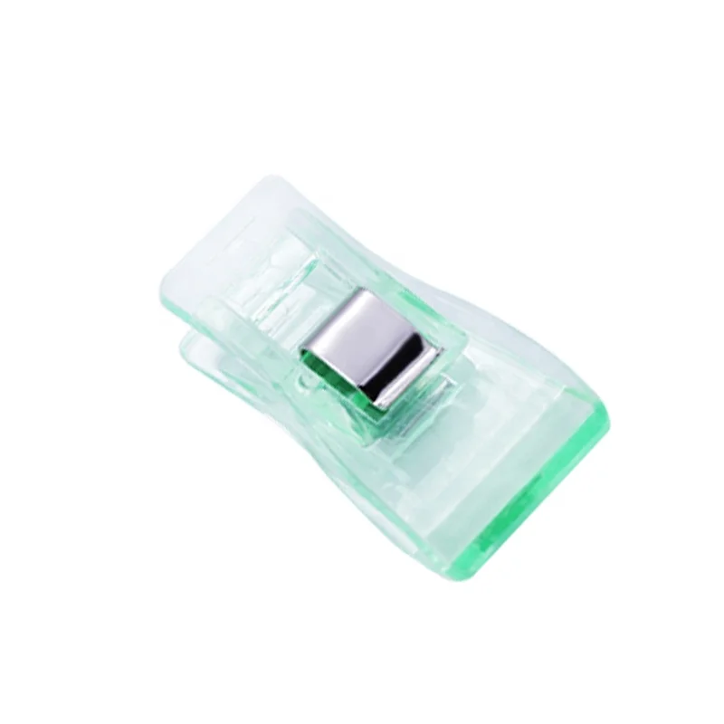 RTS 100pcs/Bottle Colorful Plastic Fabric Clip For Sewing Patchwork Clothes Sewing Clips