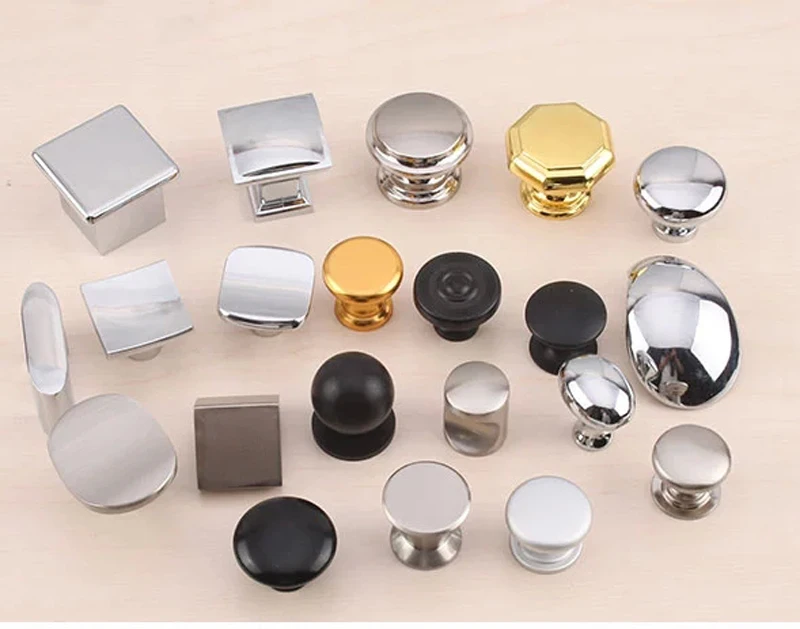 Antique Drawer Handles Vintage Decorative Square Knob Single Hole for Cabinet Cupboard Dresser Wooden Case Jewelry Box Chest