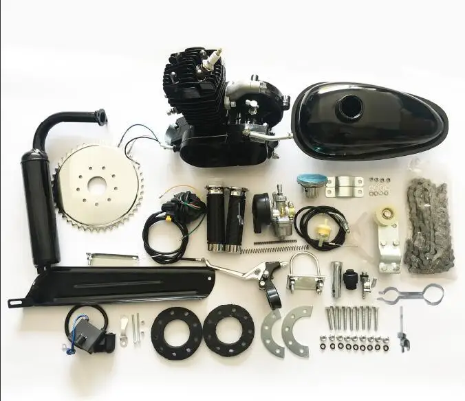 80cc Engine Kits 2 Stroke Moped Gasoline Engine Kits for Gas Motorized Bicycle