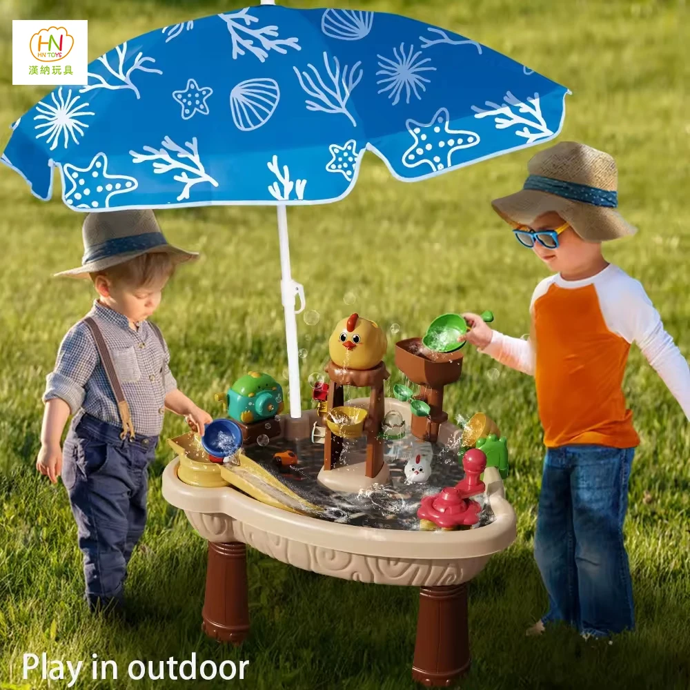 wholesale 2024 summer kids beach toy plastic funny beach toys game kids playing multifunctional play water table