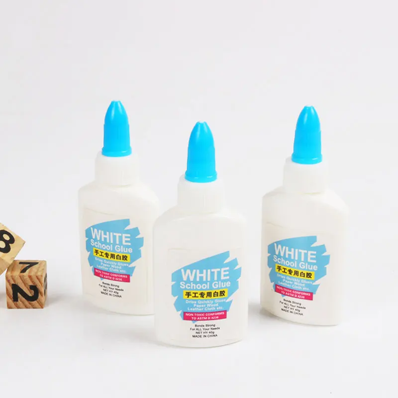 2022 Best Selling Washable 40ml white school glue for craft slime glue