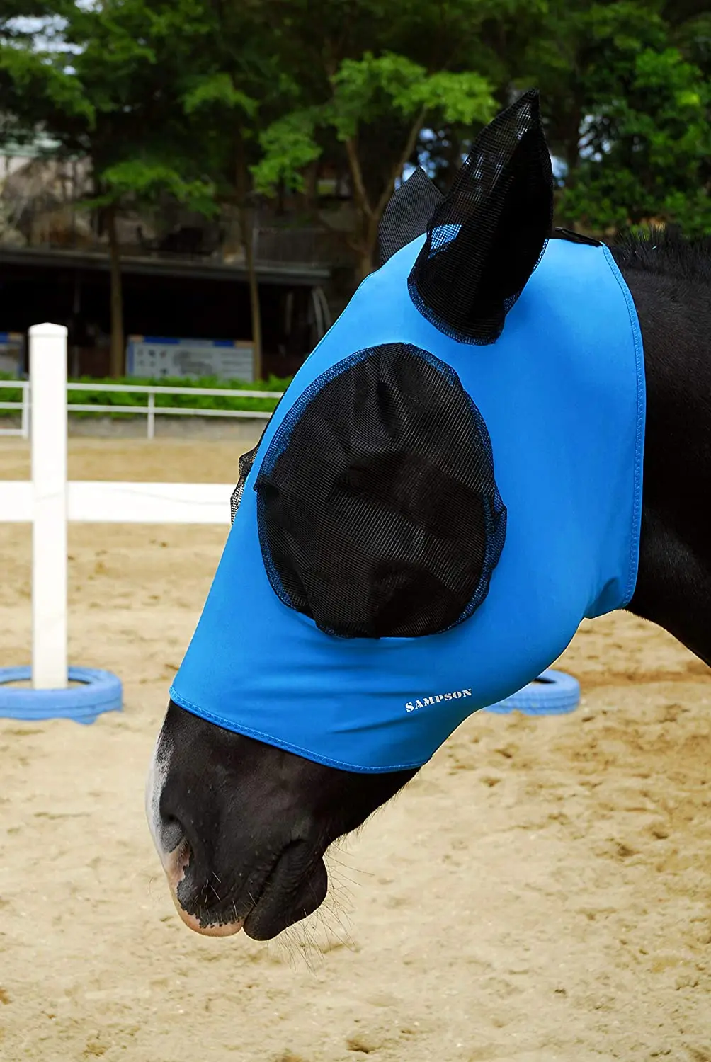 Personalized custom horse products supply Breathable mesh horse fly mask
