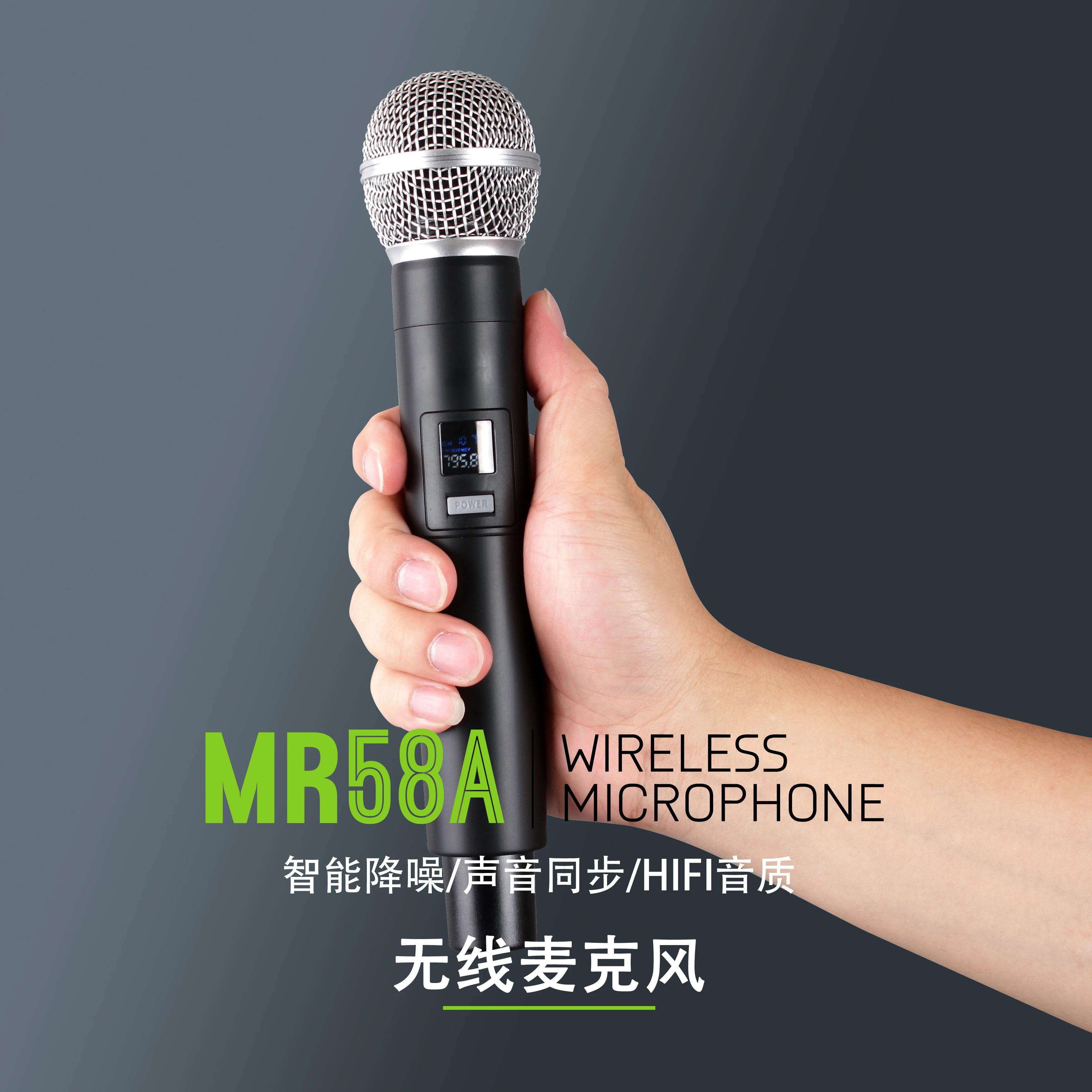 SENBORAN 58A Microfone Professional Dynamic Video Recording Karoke Mic Sans Fil Handheld Wireless Karaoke Microphone