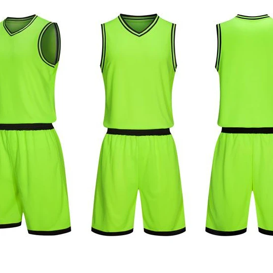 Basketball green suit sportswear quick drying sleeveless vest and shorts set