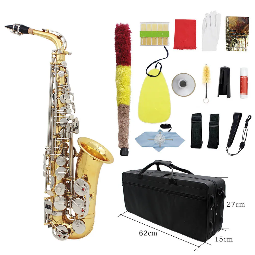 recommended  instrument   alto saxophone   lacquer gold    gold white shell  Eb saxophone