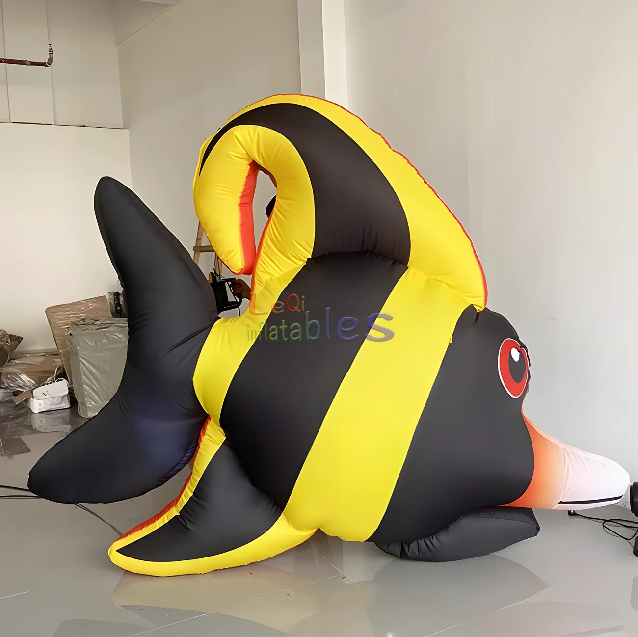 Giant marine theme inflatable clown fish balloon ceiling hanging advertising inflatable clownfish for decoration