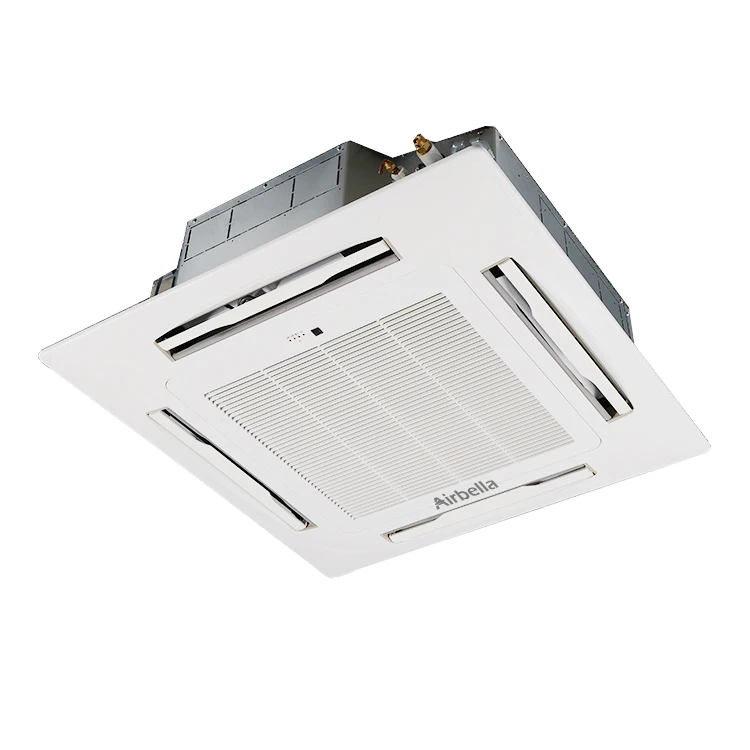 50HZ 12000 to 60000 BTU Cooling And Heating Light Commercial Ceiling Mounted Cassette Air Conditioner