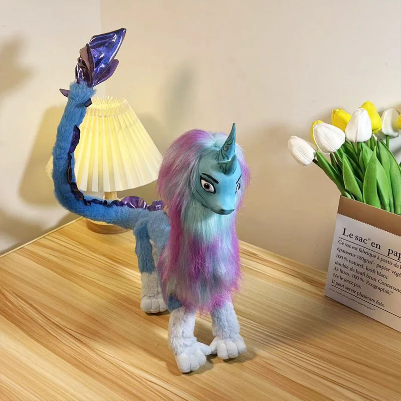 Blue Dragon Plush Stuffed Animal,Dragon of Freedom Toy Figure for Boys and Girls,Dragon Doll for Halloween Christmas Decor Gifts