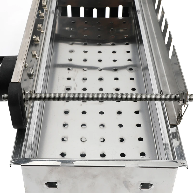 Folding India Steel Vertical Smokeless Marine Electric Automatic Roaster Spit Rotisserie Rotisserie BBQ Barbecue Grill