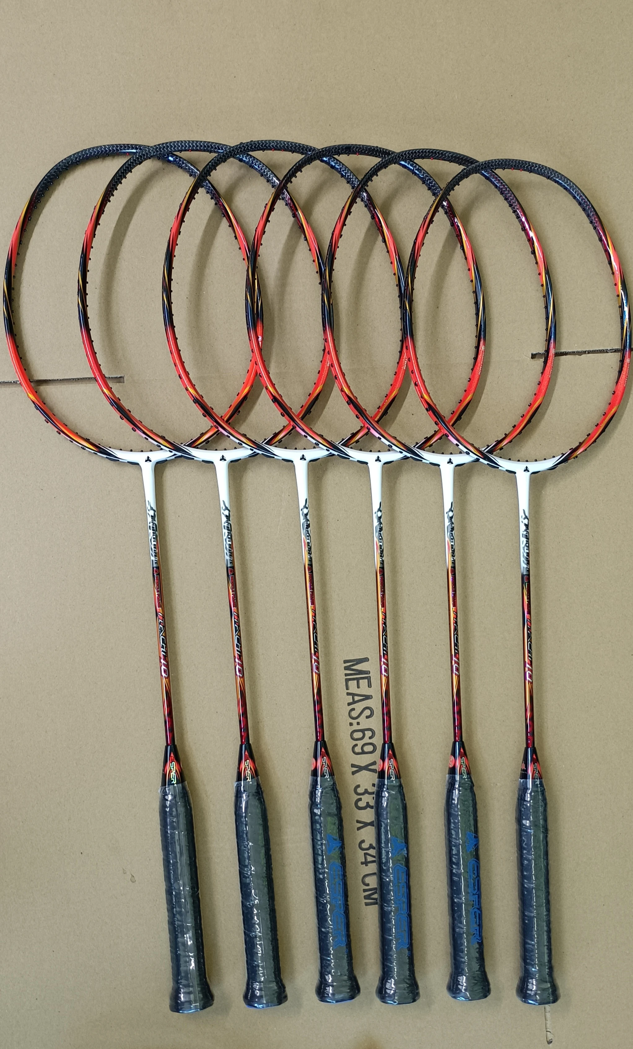 Factory Esper ITACHI 10 40T+ 32LBS 4U 82g+/-2G Woven Carbon with Japan Toray Carbon Fiber Fiber Badminton Rackets For Sale