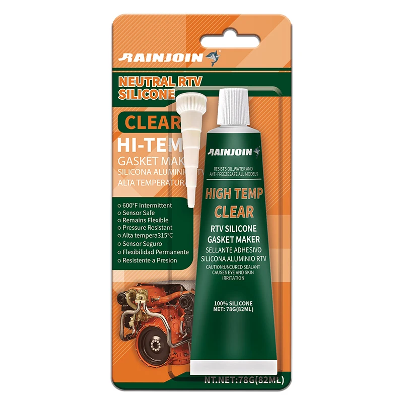 82ml CLEAR RTV waterproof Gasket Maker silicone sealant adhesive glue