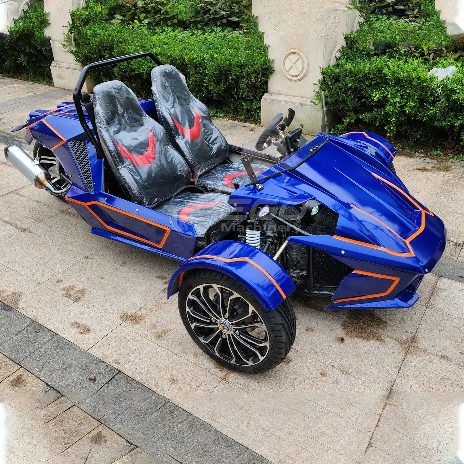 350cc трехколесный привод мотоцикла высокоскоростной родстер с аккумулятором Электрический гоночный квадроцикл Go Cart