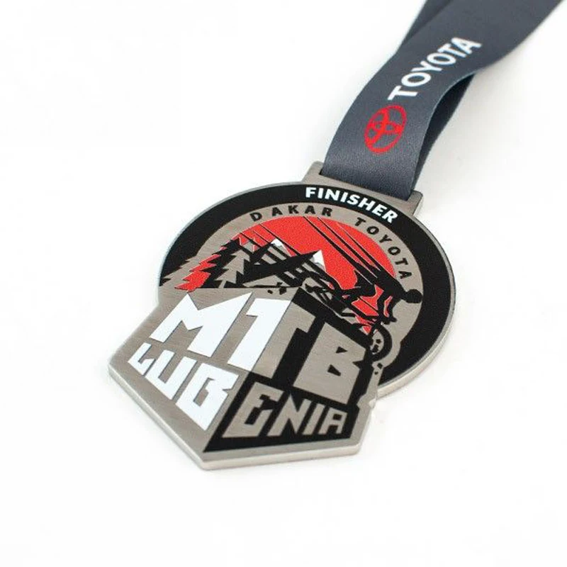 Customized With Tapes Anti 3D Sport Old Logo All Day Metal Gold Mtb Sports Medal Medals