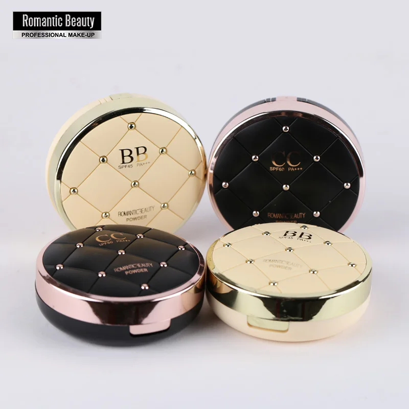 Romantic Beauty Oil-control Face Setting Foundation Makeup Powder 2 Colors Face Waterproof Long Lasting Pressed Powder