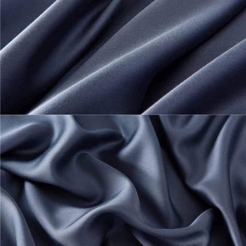 100% Bamboo fiber dyed fabric 60*60S satin 300TC for home bedding flat sheet