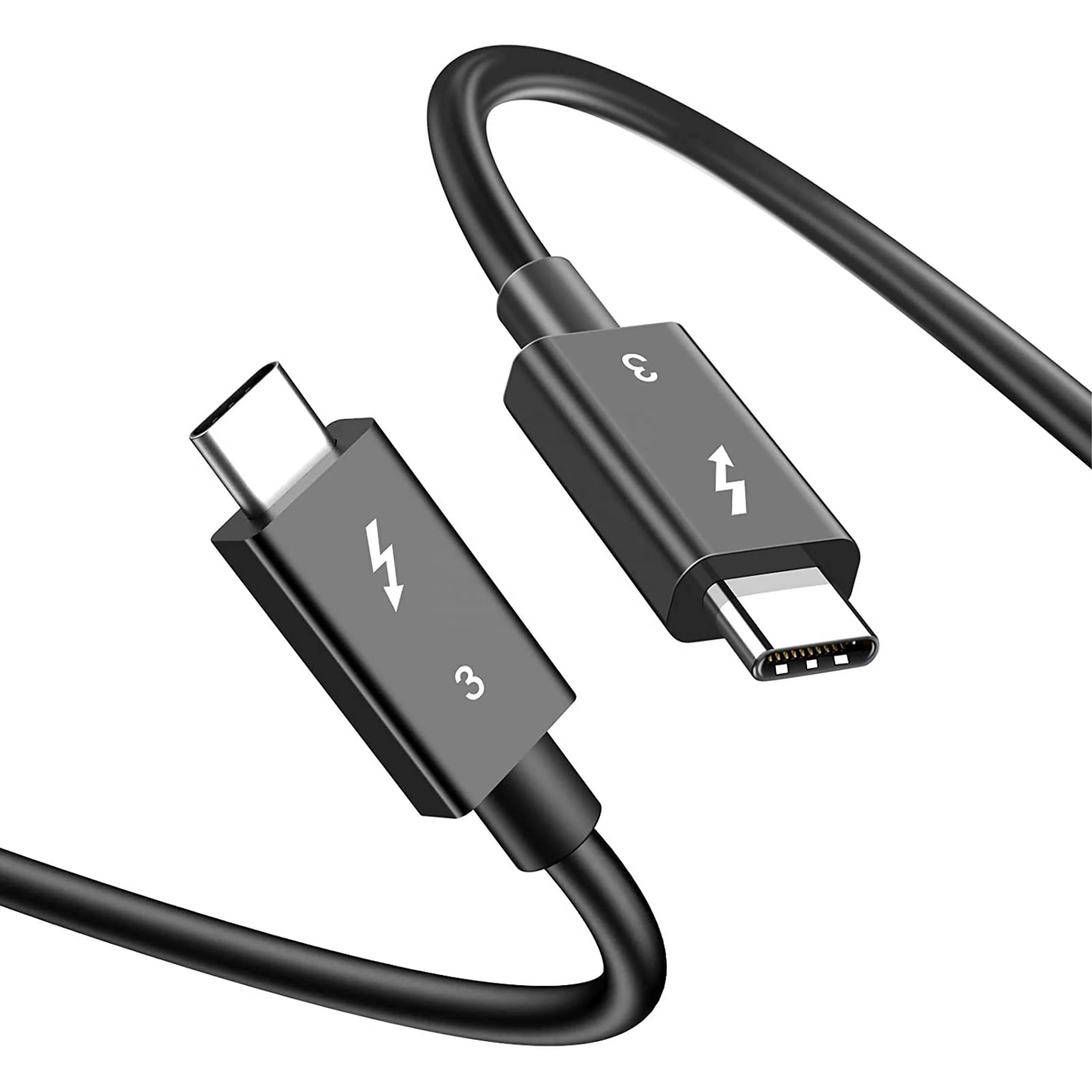 Farsince Egpu Thunderbolt 3 cable 100w USB type C Gen3 thunderbolt 3 40Gbps coaxial cable fast charging cable 5K 60hz PCIE SSD