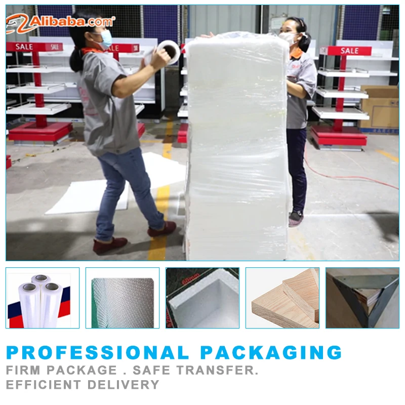 Color Changing Light Strip Custom Aluminum Frame Metal Clothing Shop Exhibition Booth Display Glass Showcase Display Cabinets