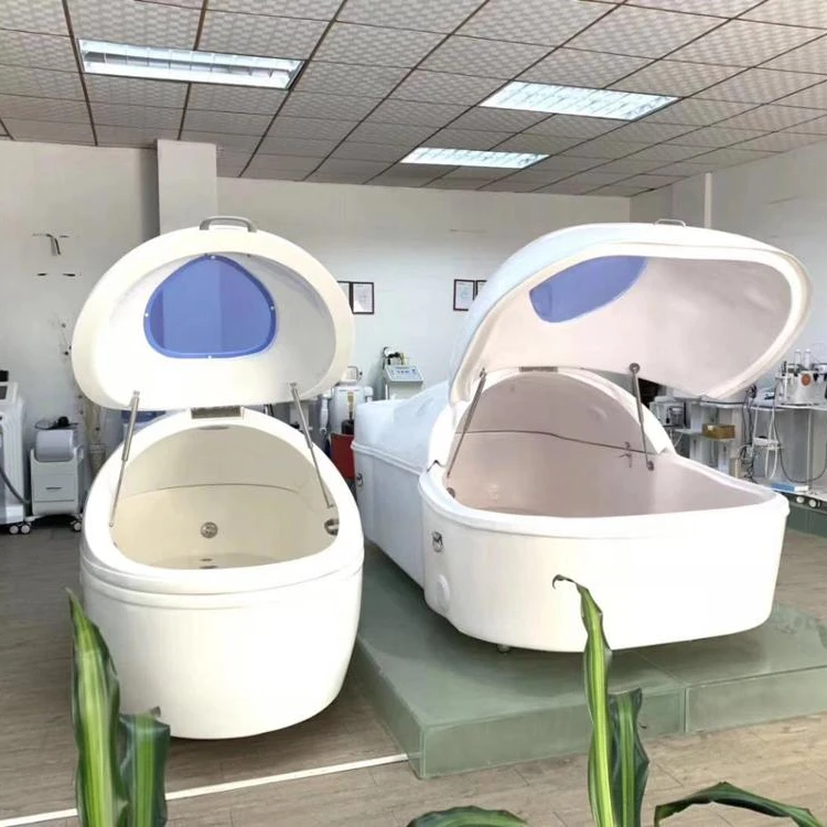 sensory deprivation relax relieve pain recover faster sleep better larger floatation pod for sale