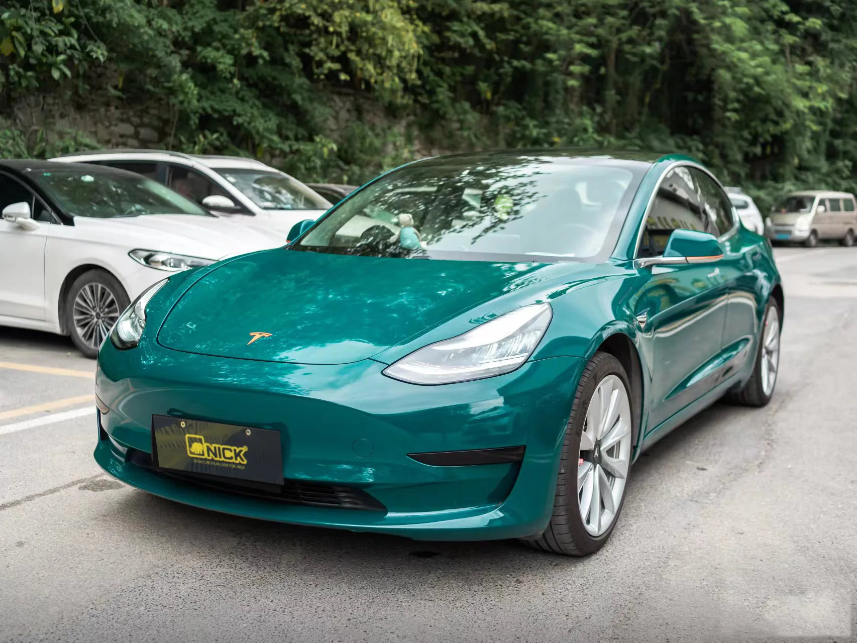 Линейка для домашних животных зеленый ад версия без пузырьков воздуха блеск Хамелеон кузова автомобиля цвет металлик виниловая