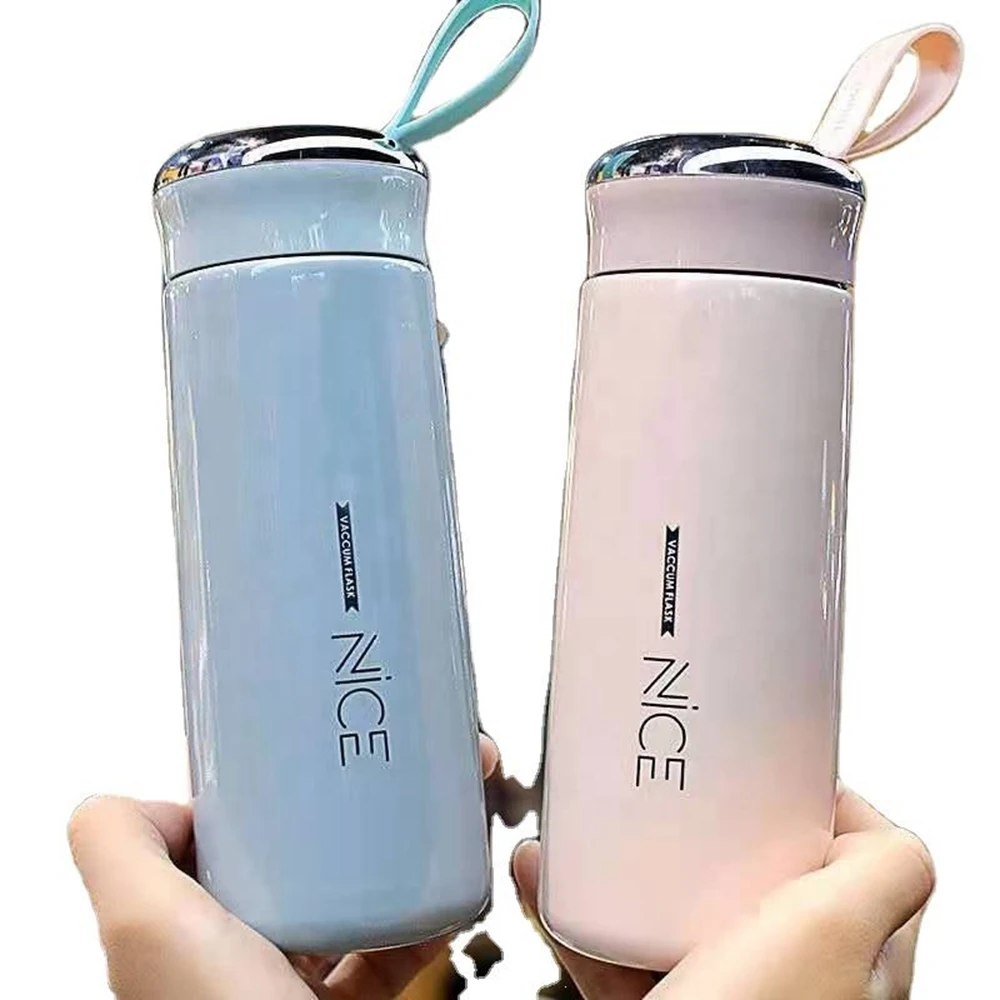 New Nice Glass Liner Creative Water Bottle Simple Department Store Student Bottle Advertising Gift