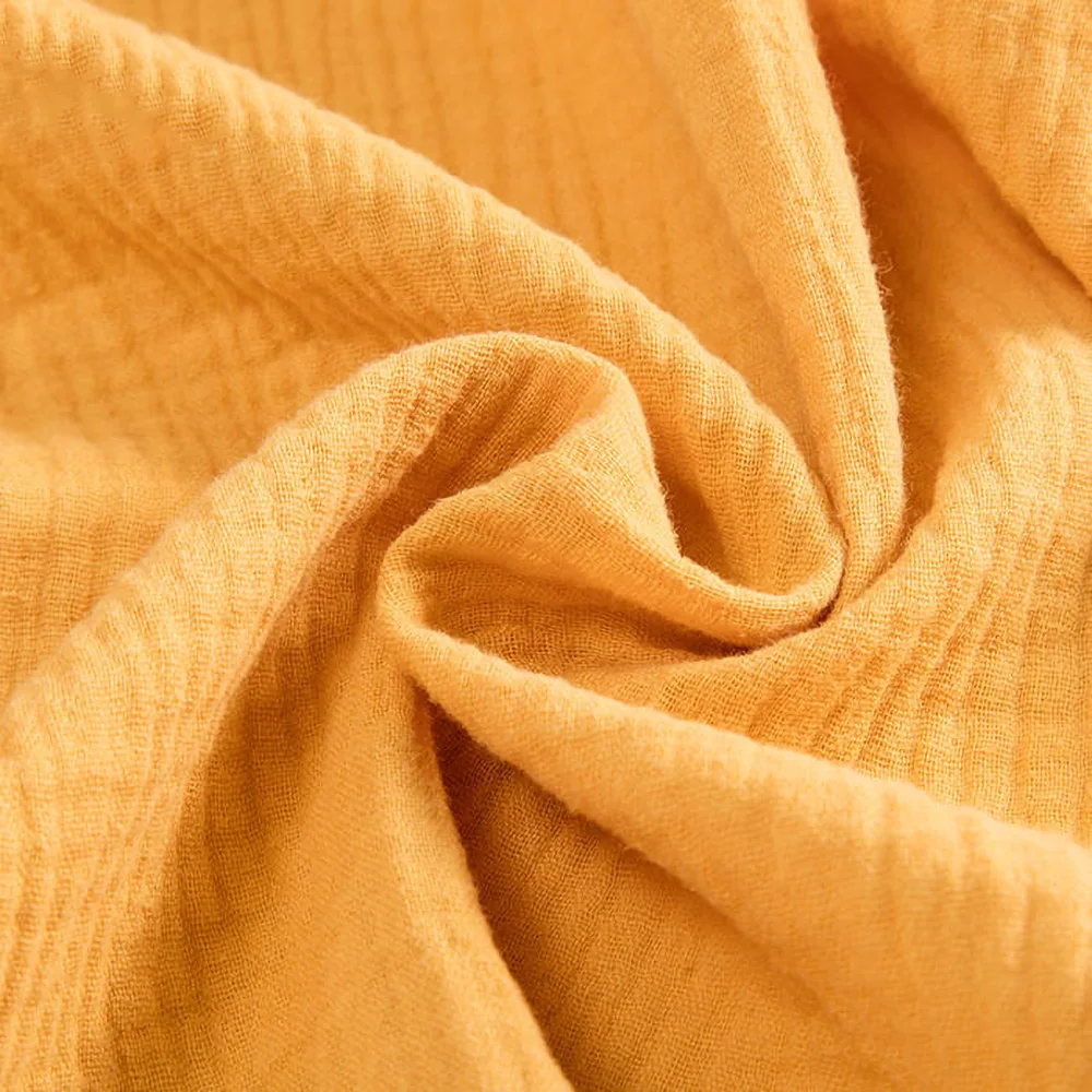 
Per meter price wrinkle textiles 100% cotton double gauze fabric for baby 