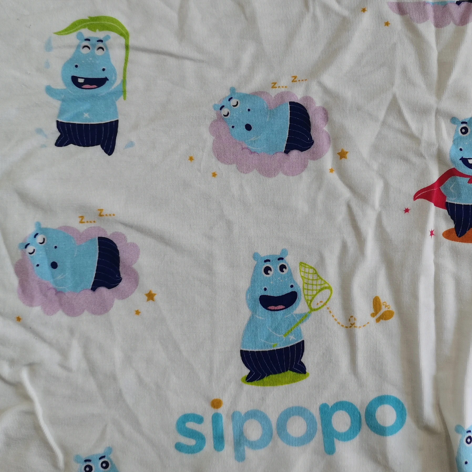 70%Bamboo 30% cotton double layers knitting fabric customized pattern soft breathable baby blanket
